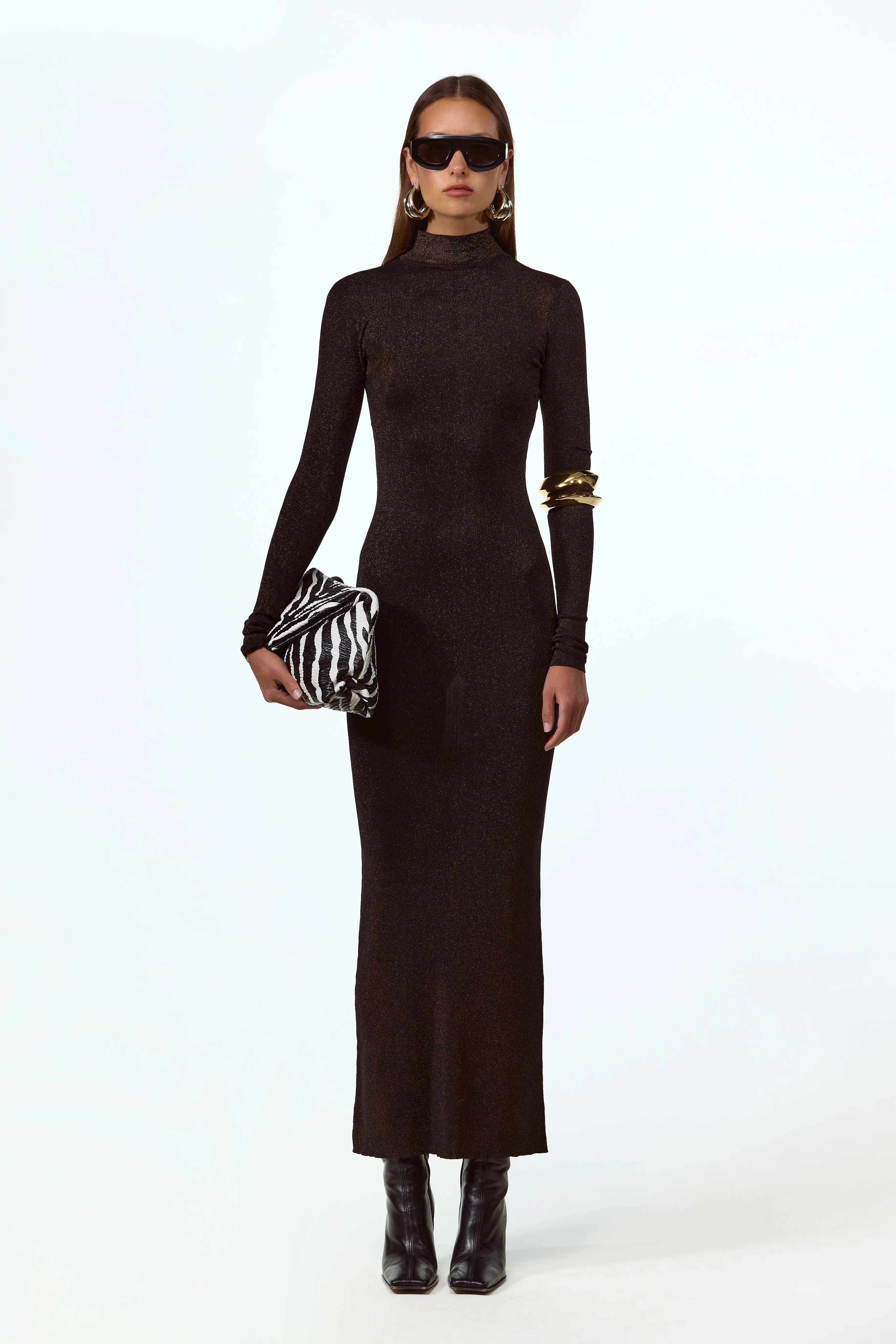 1394-shimmer-mockneck-dress-black-1.webp Shimmer Mockneck Dress (Black)