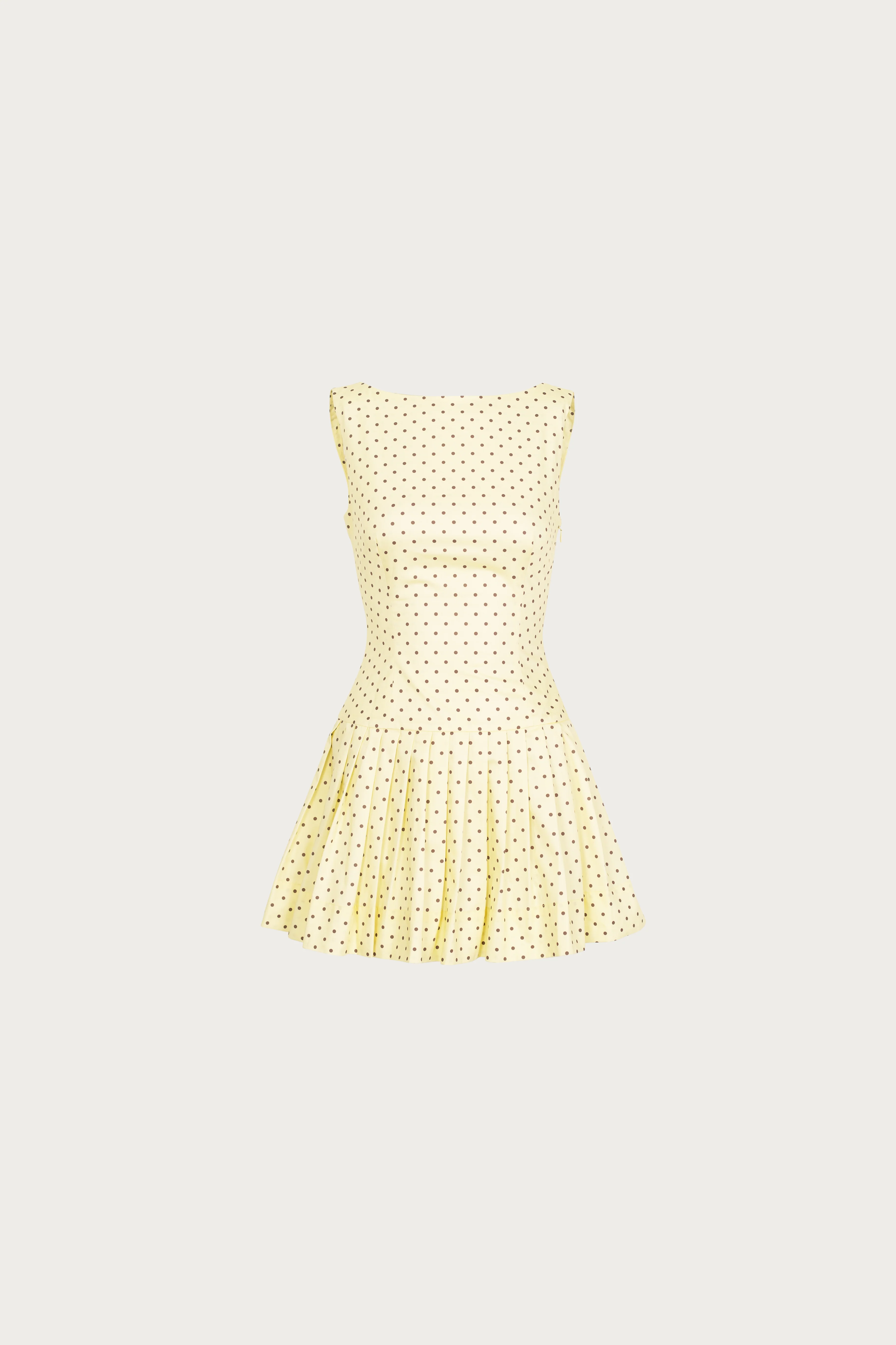 1626-poplin-mini-dress-yellow-polka-dot-1.webp Poplin Mini Dress (Yellow Polka Dot)