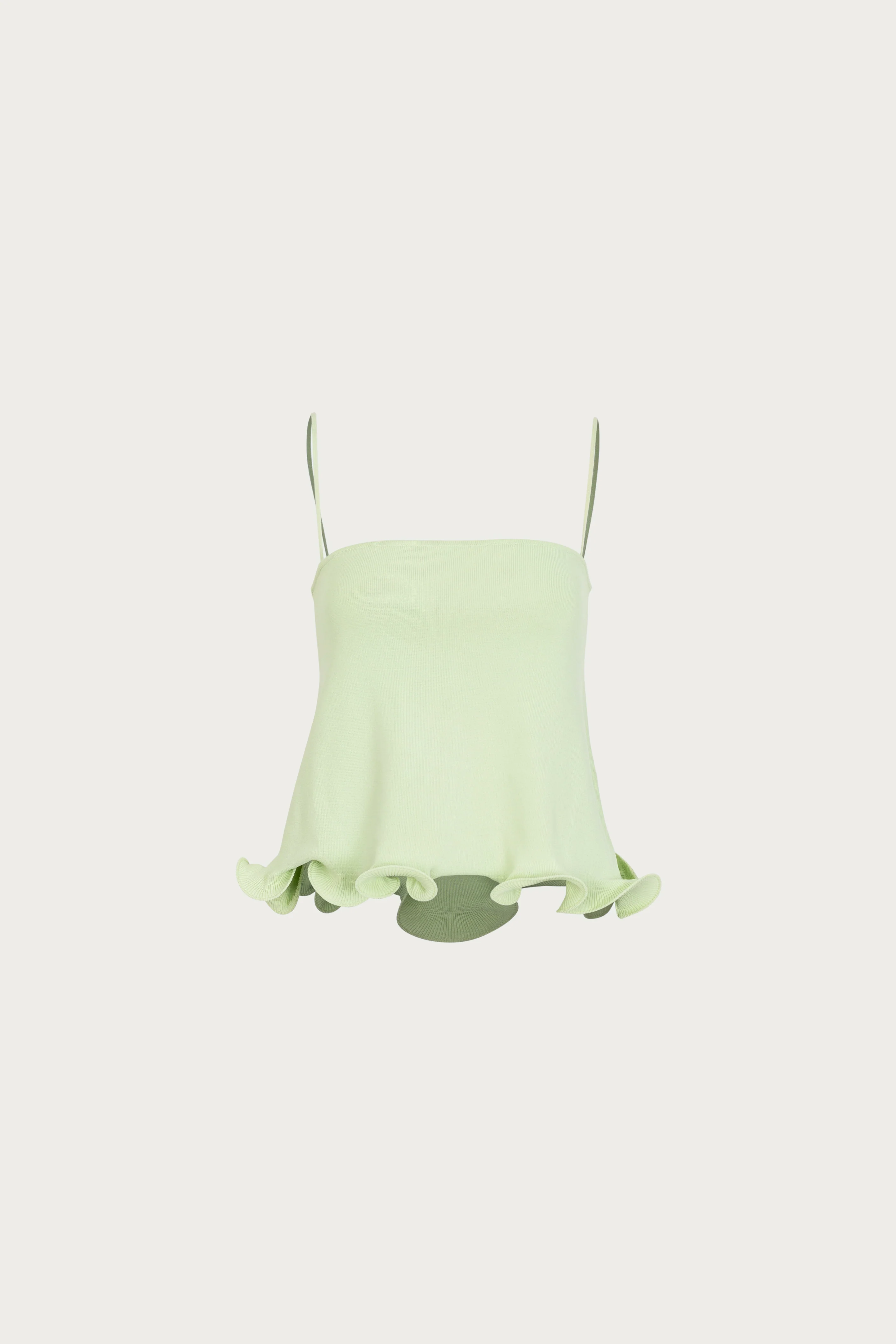 1666-ruffle-hem-tank-top-mint-1.webp Ruffle Hem Tank Top (Mint)