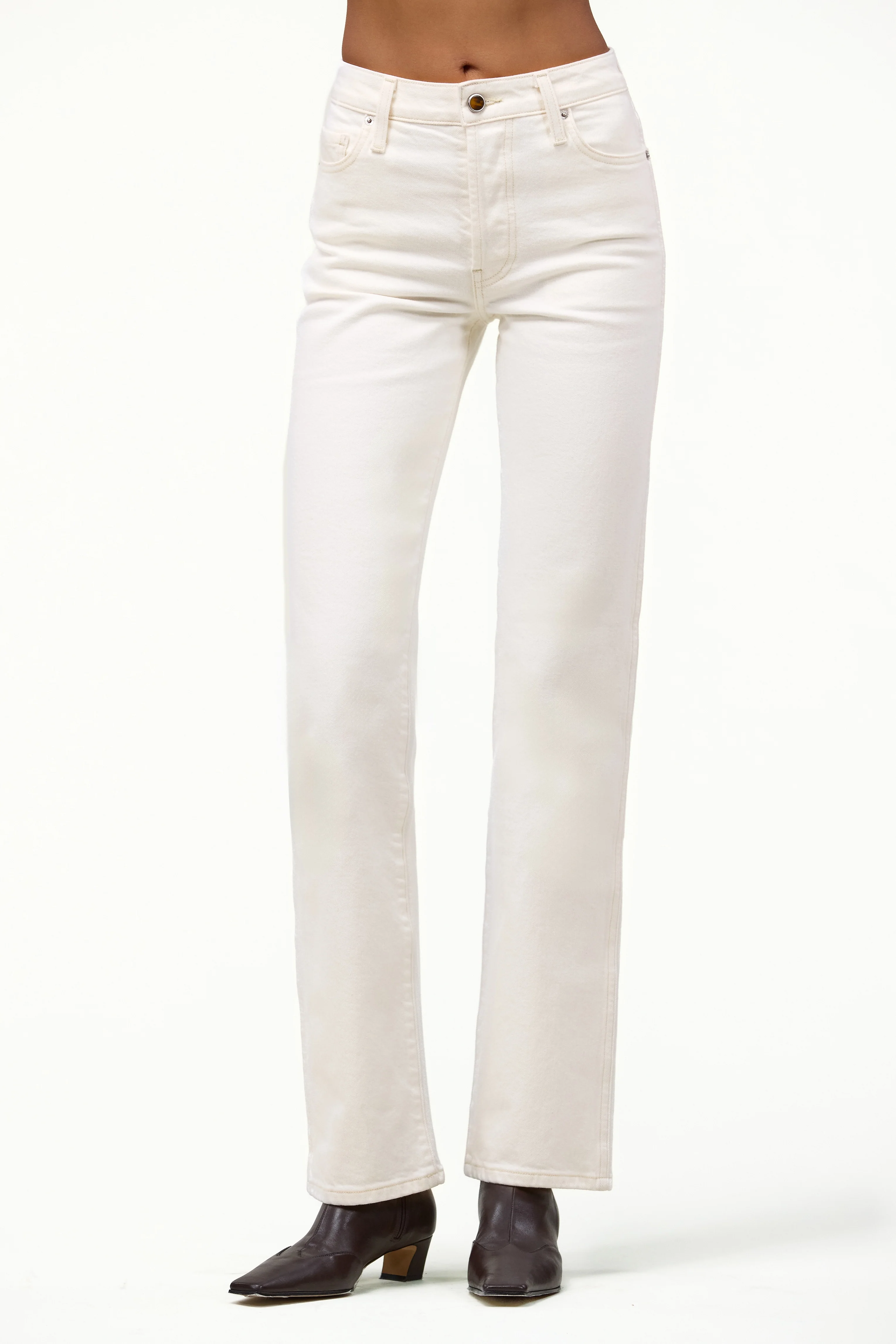 The High Rise Jean (Off White)
