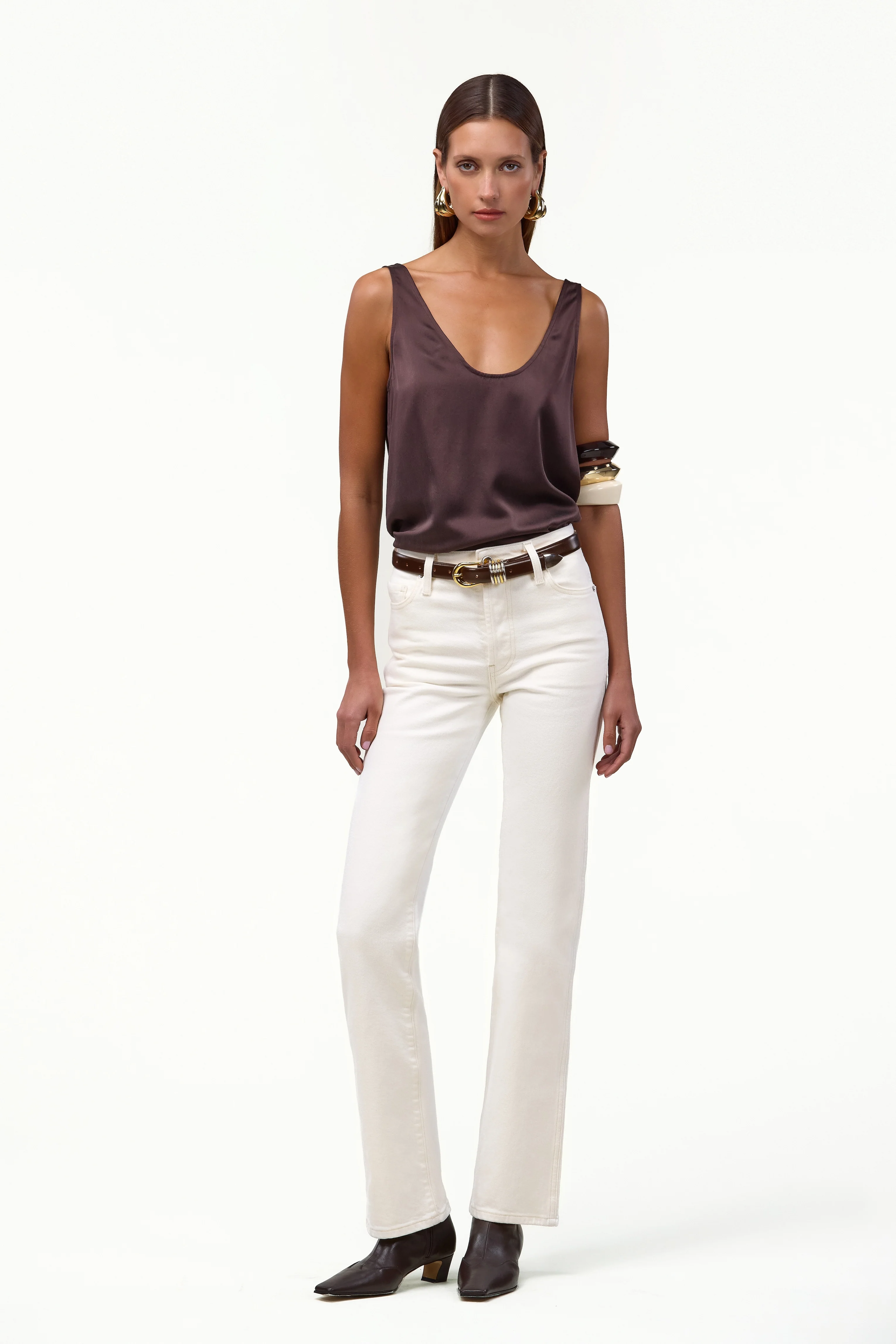 The High Rise Jean (Off White)