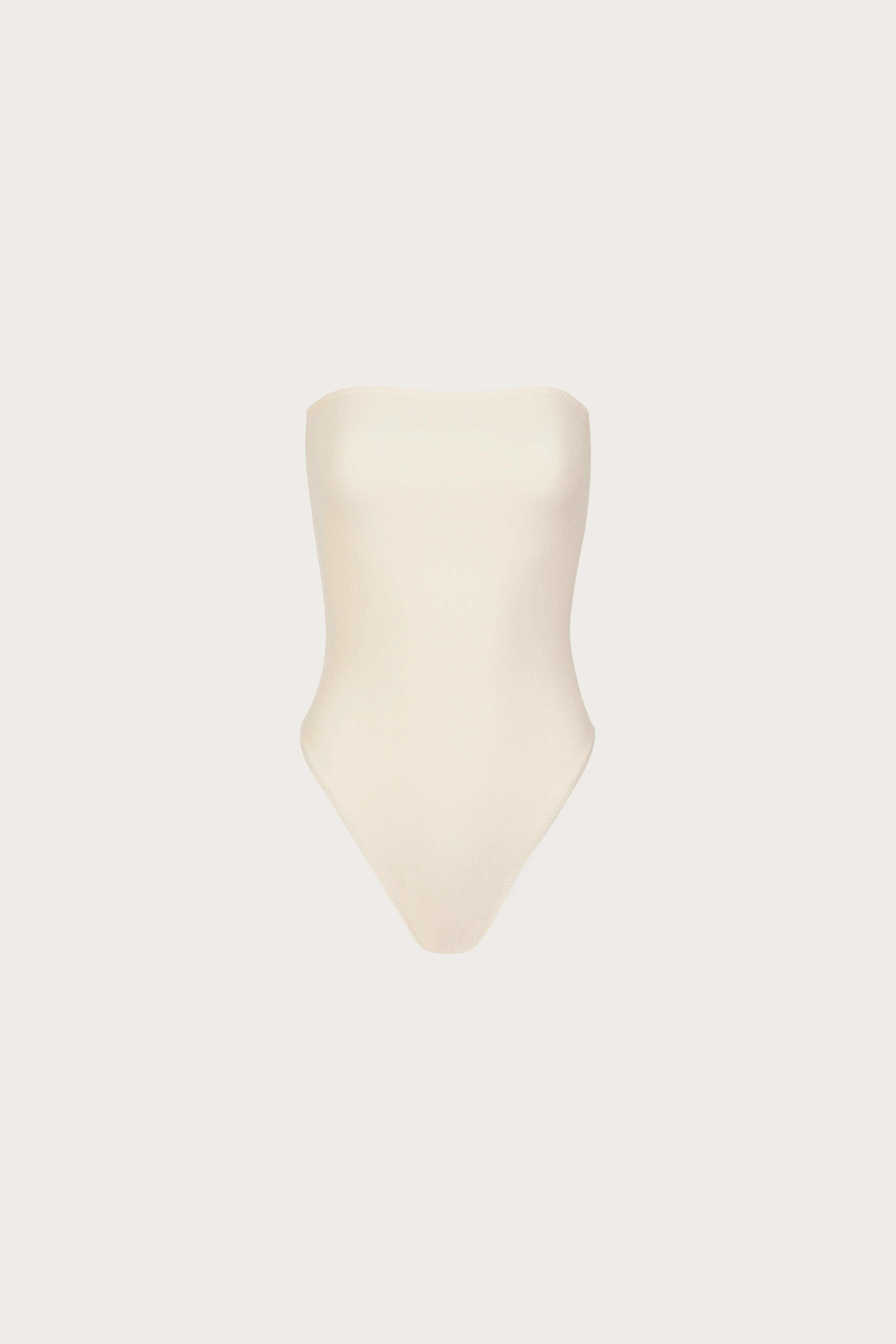 199-strapless-one-piece-faux-suede-cream-1.webp Strapless One Piece (Faux Suede Cream)
