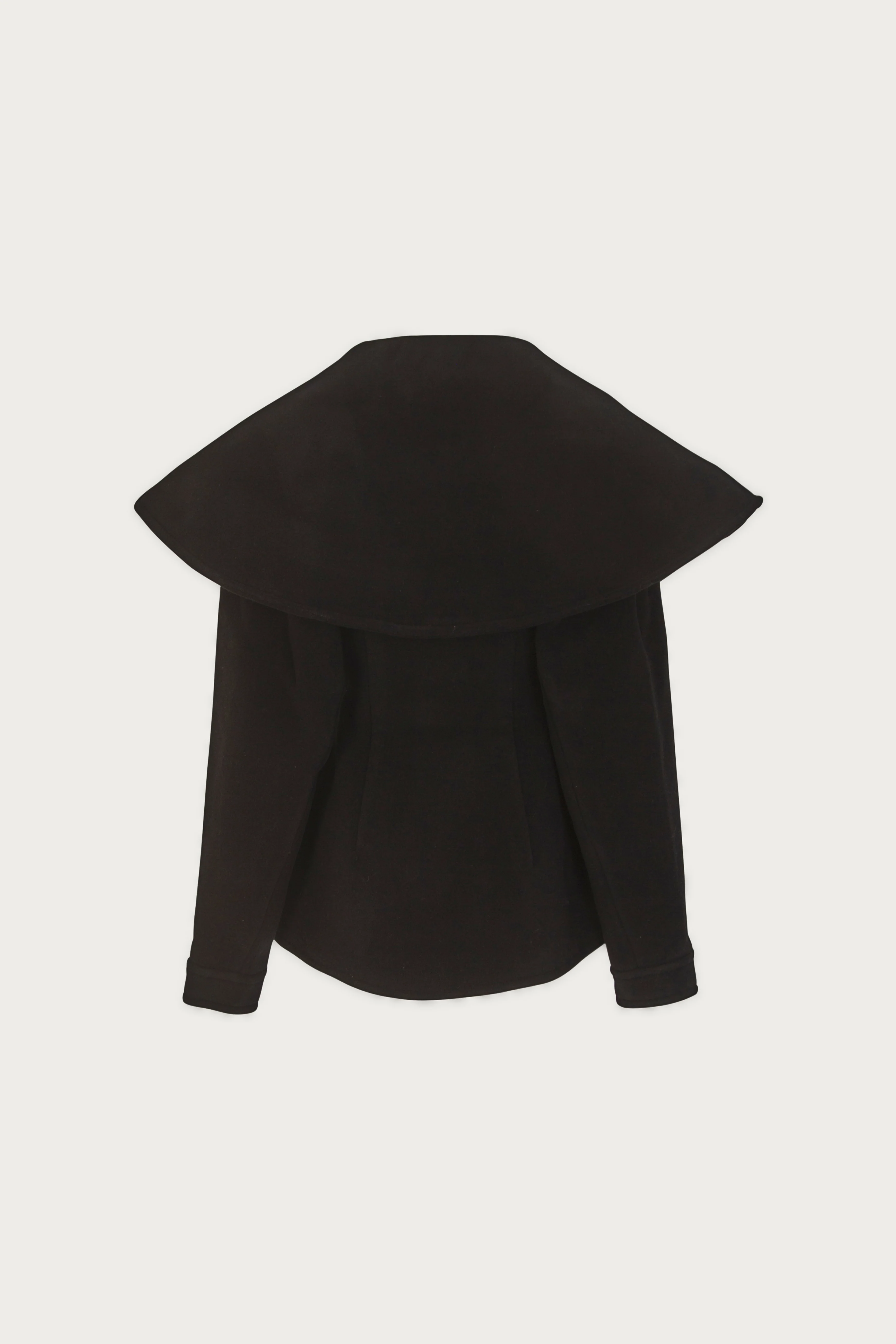 Short Wool Coat (Black)