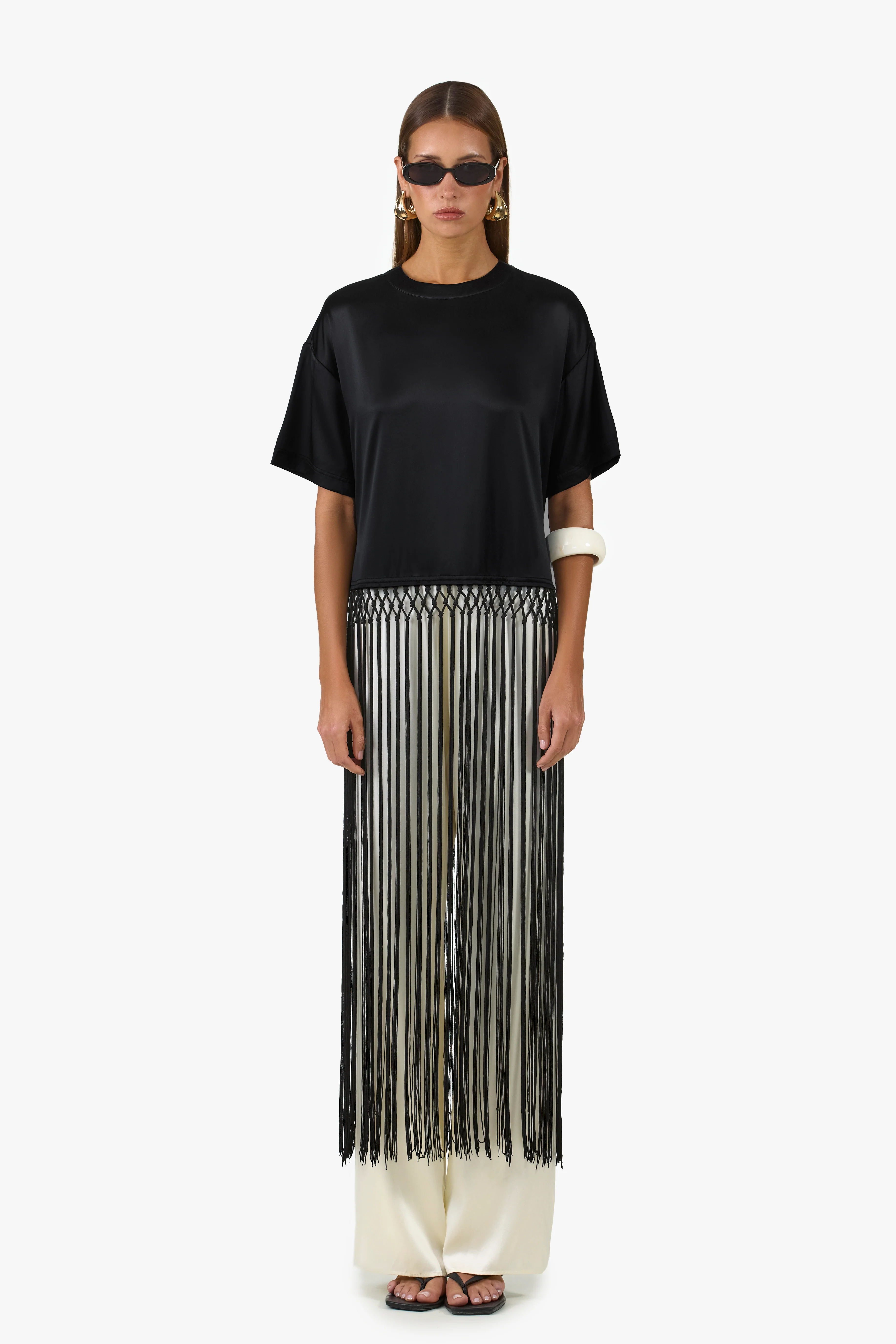 2256-silk-fringe-tee-black-1.webp Silk Fringe Tee (Black)