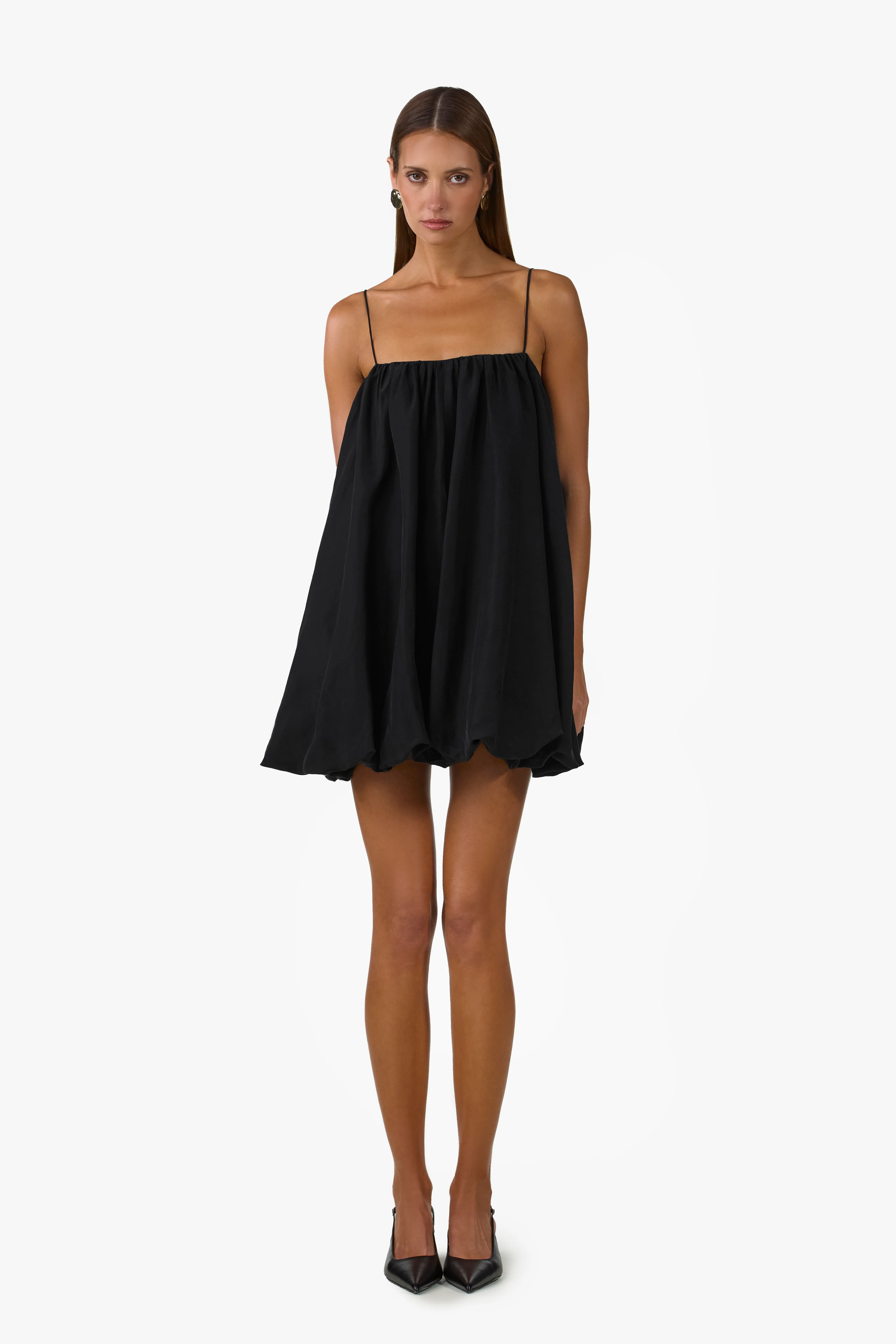 2296-bubble-mini-dress-black-1.webp Bubble Mini Dress (Black)