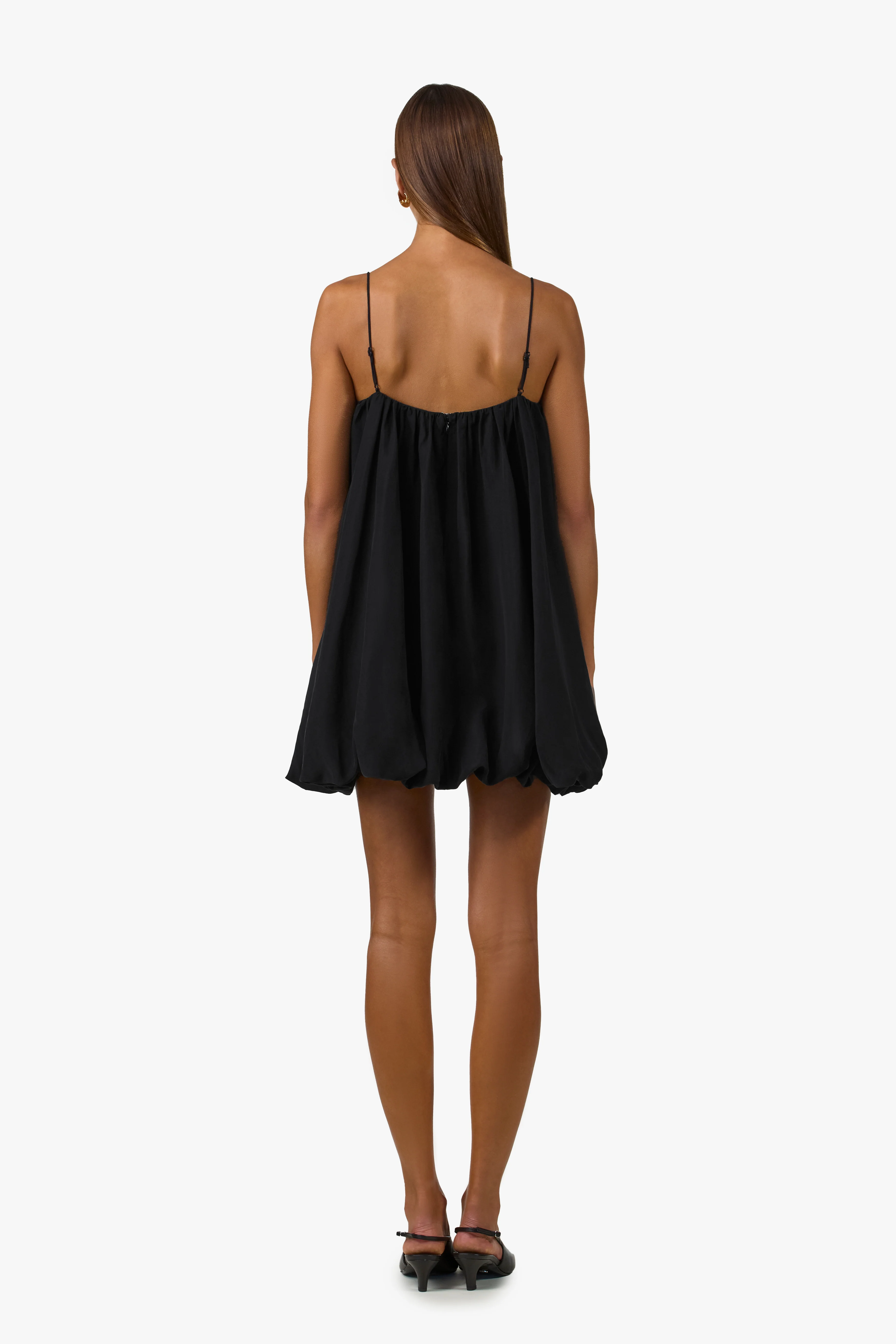 Bubble Mini Dress (Black)