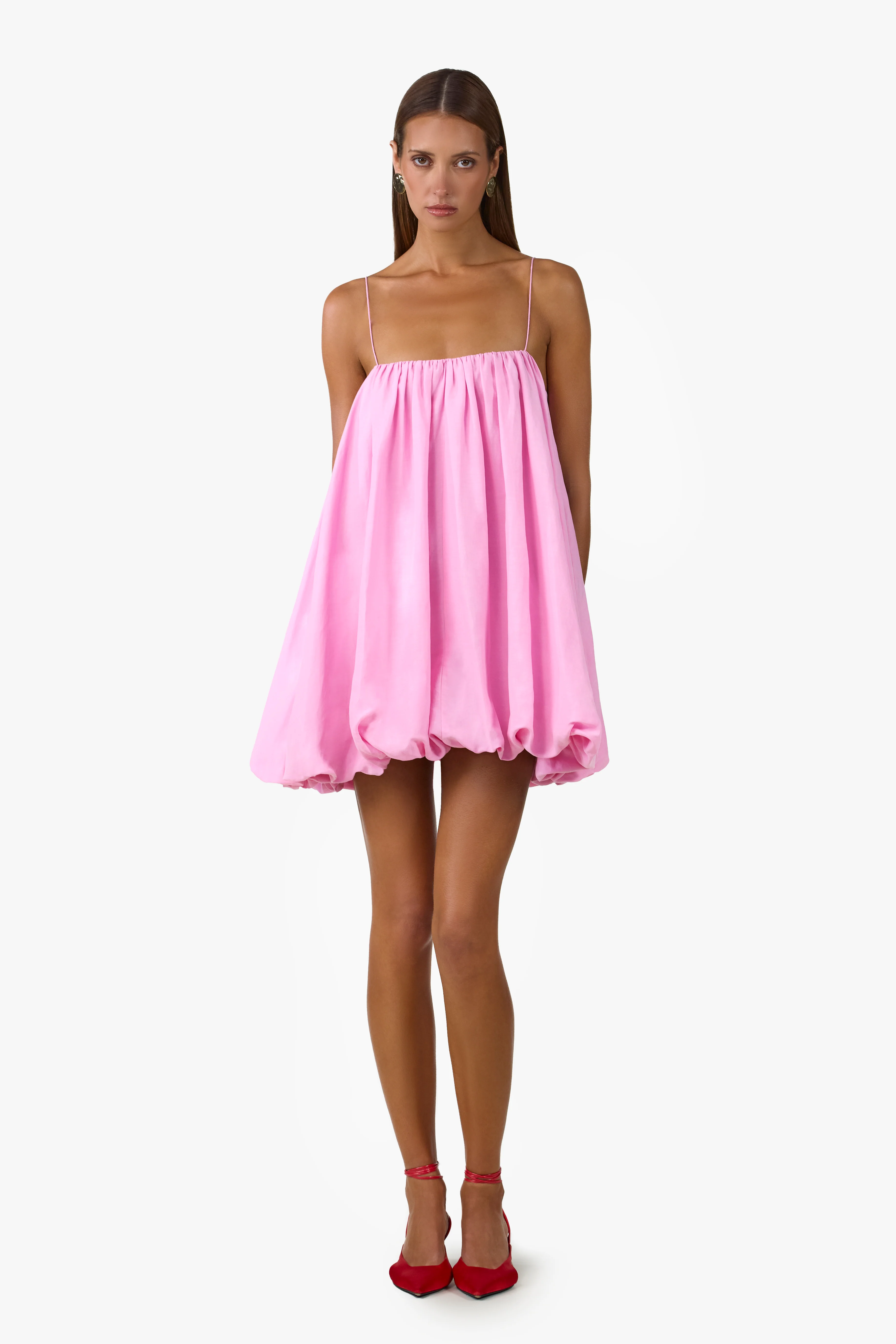 2301-bubble-mini-dress-lilac-pink-1.webp Bubble Mini Dress (Lilac Pink)