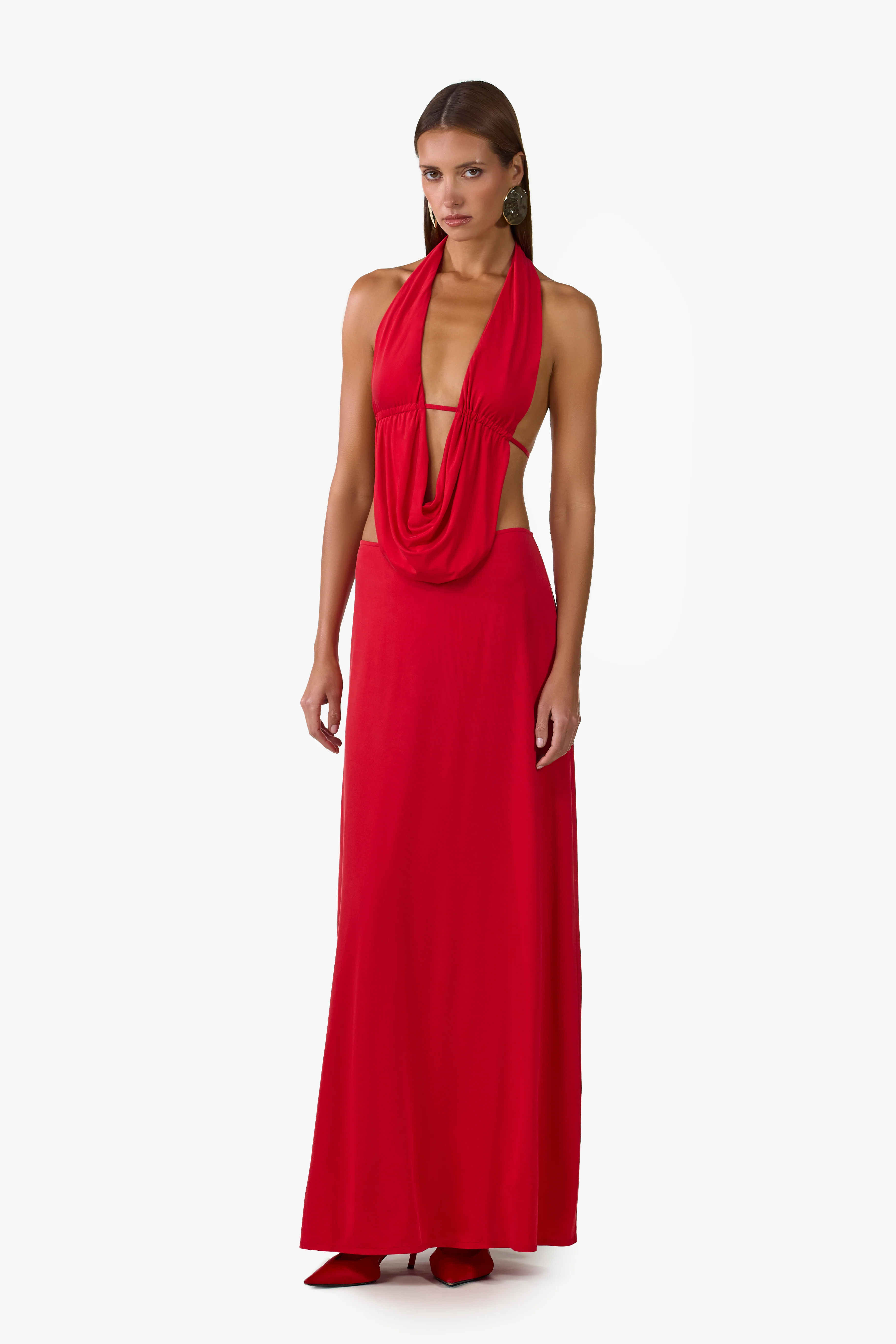 2316-plunge-neck-maxi-dress-red-1.webp Plunge Neck Maxi Dress (Red)