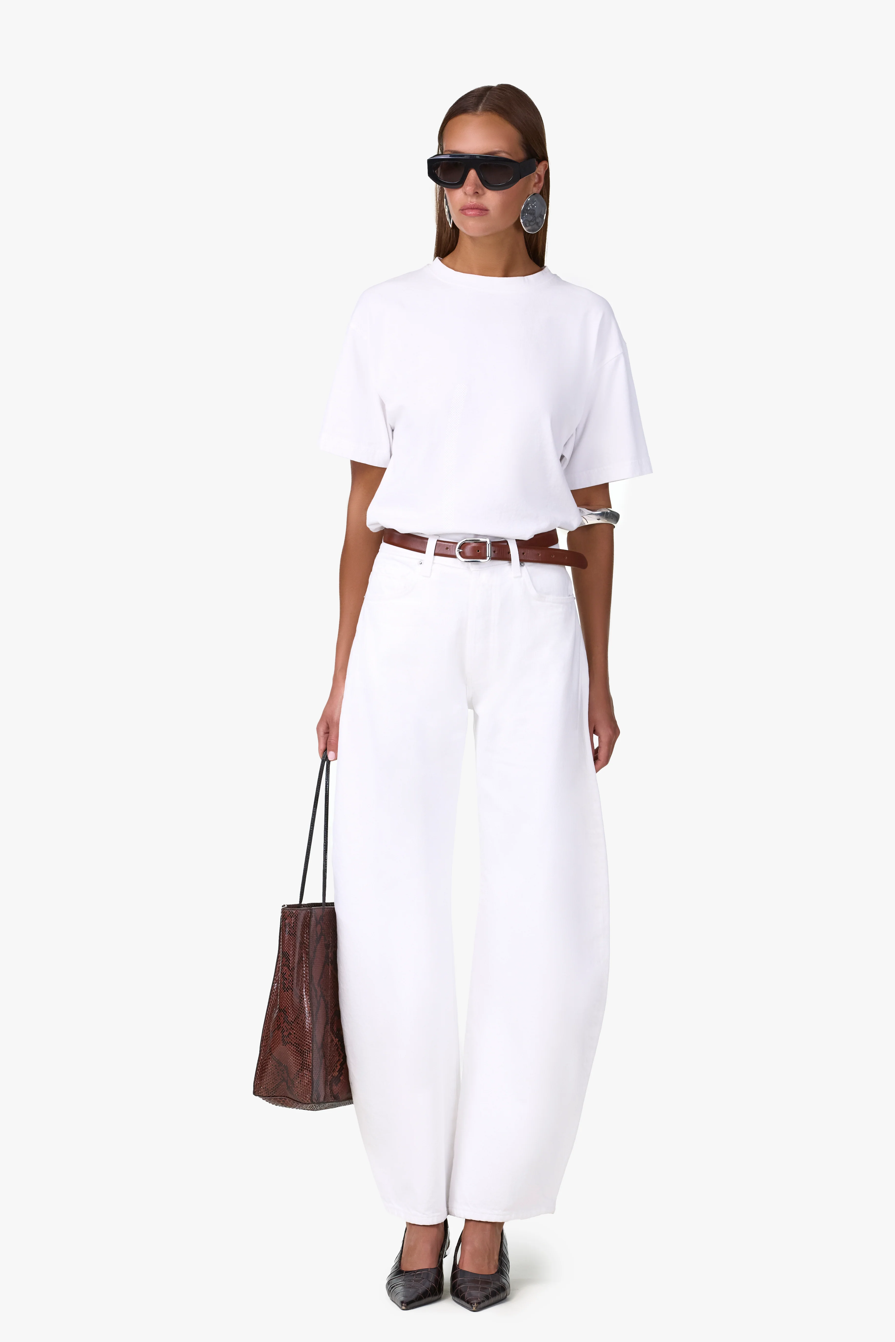 The Barrel Jean (White)