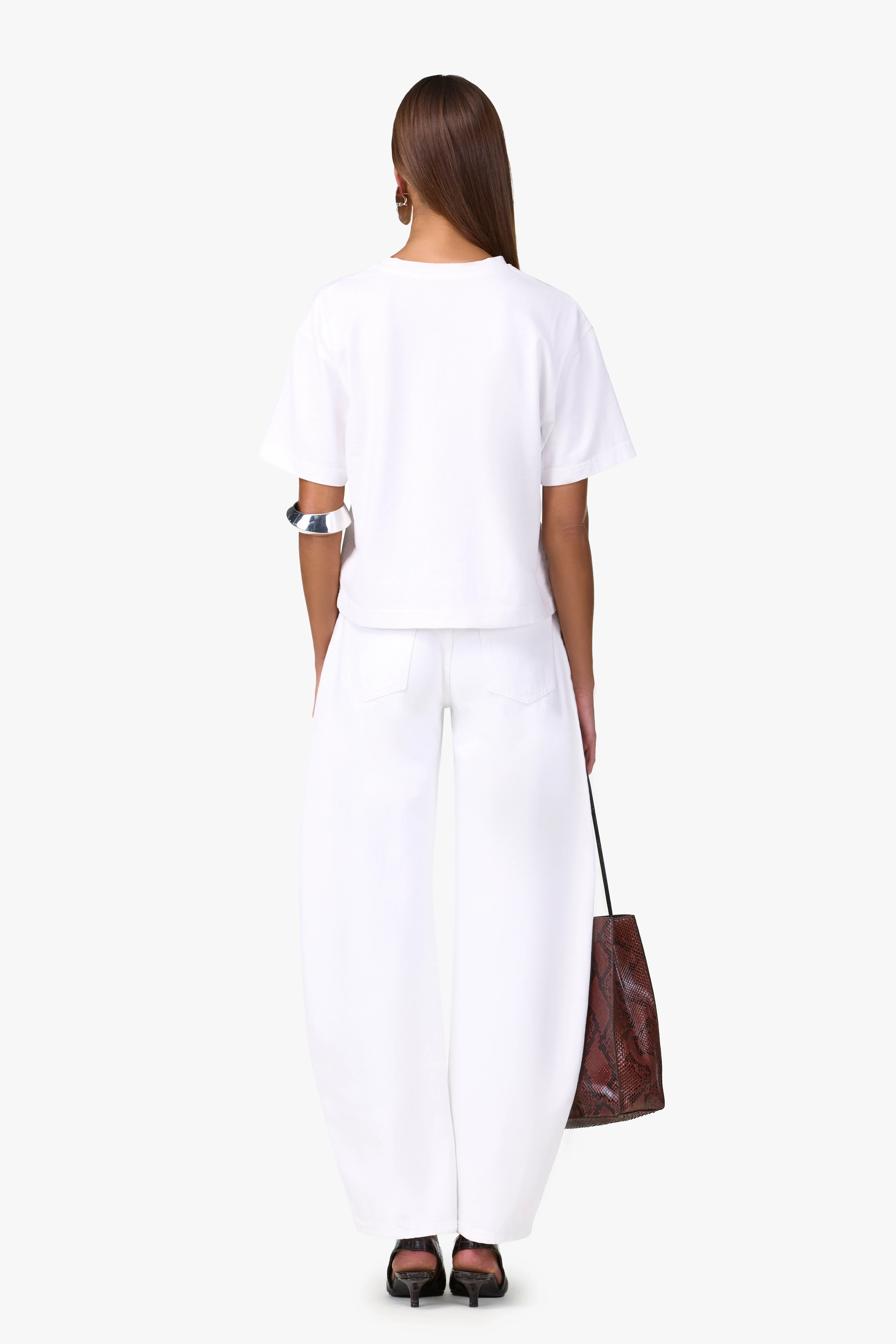 The Barrel Jean (White)