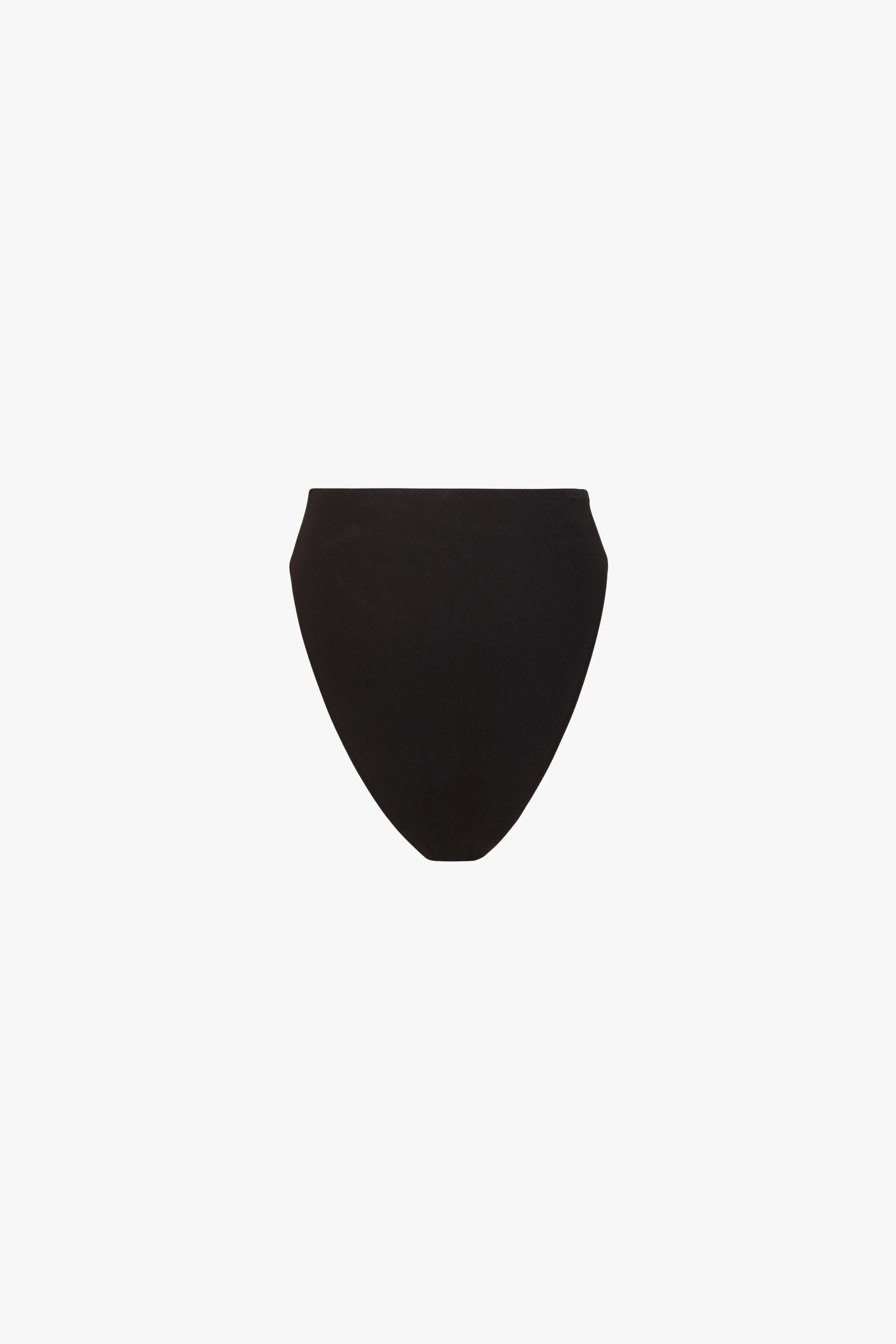 High Rise Bottom (Faux Suede Black)
