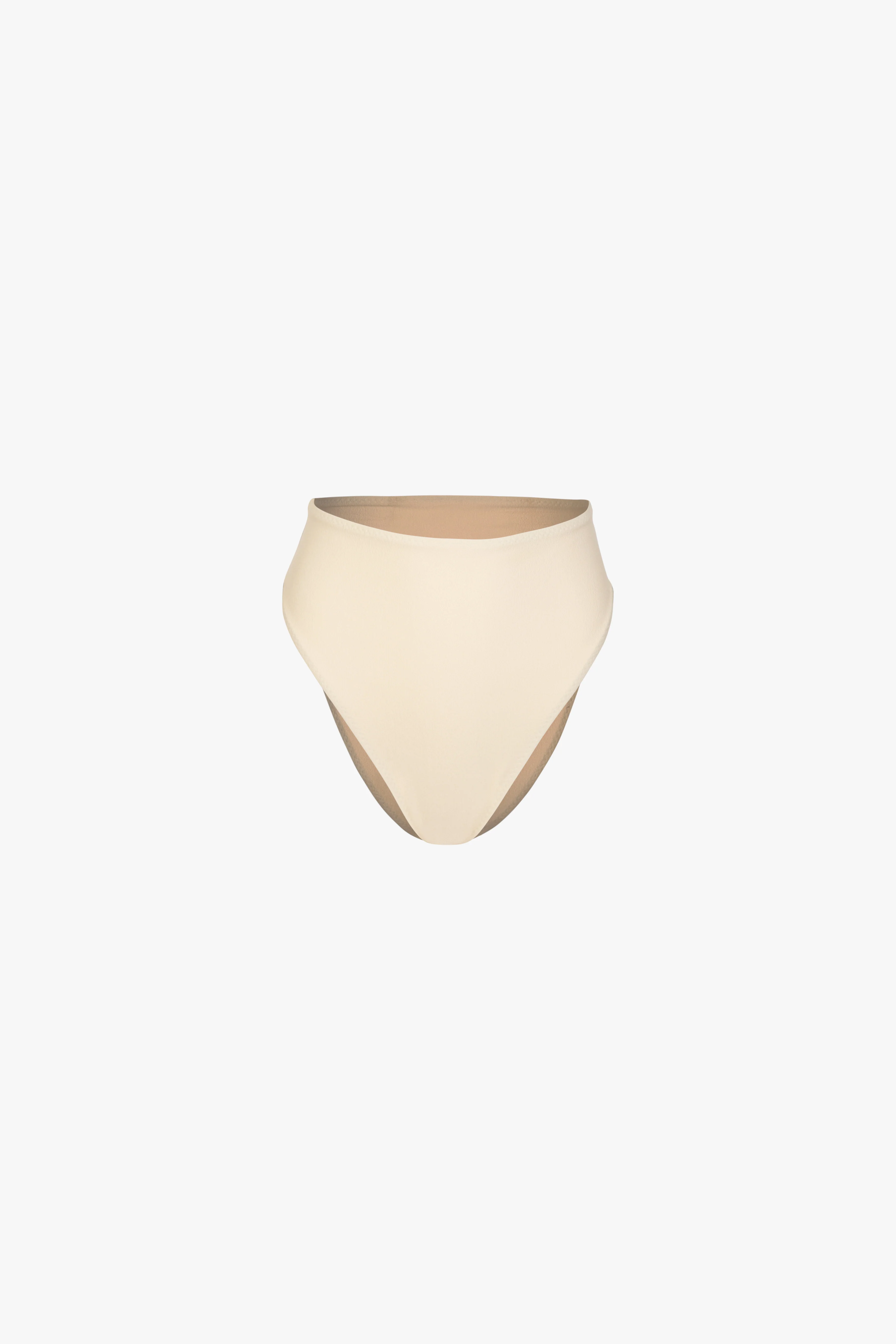 High Rise Bottom (Faux Suede Cream)