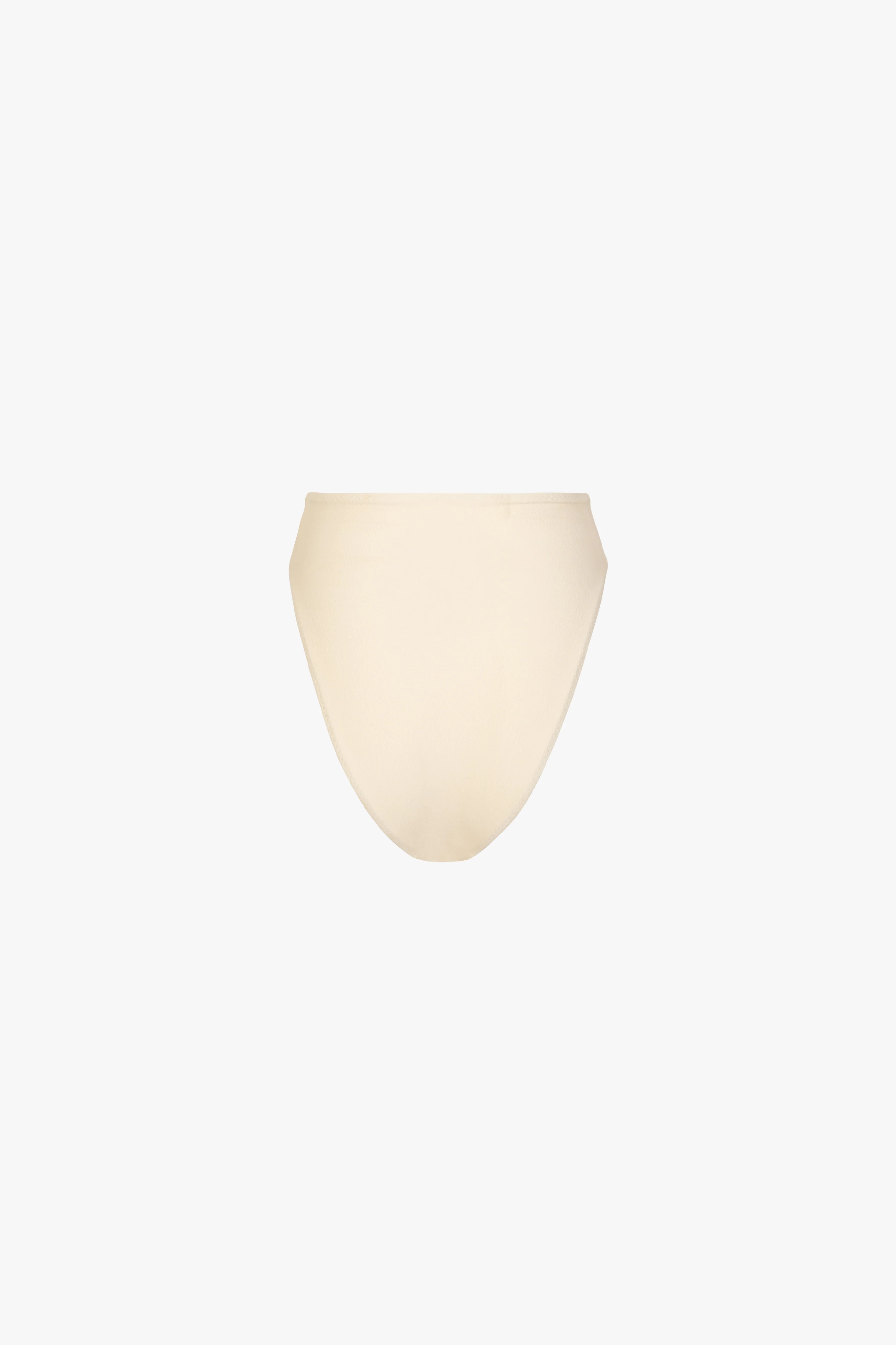High Rise Bottom (Faux Suede Cream)