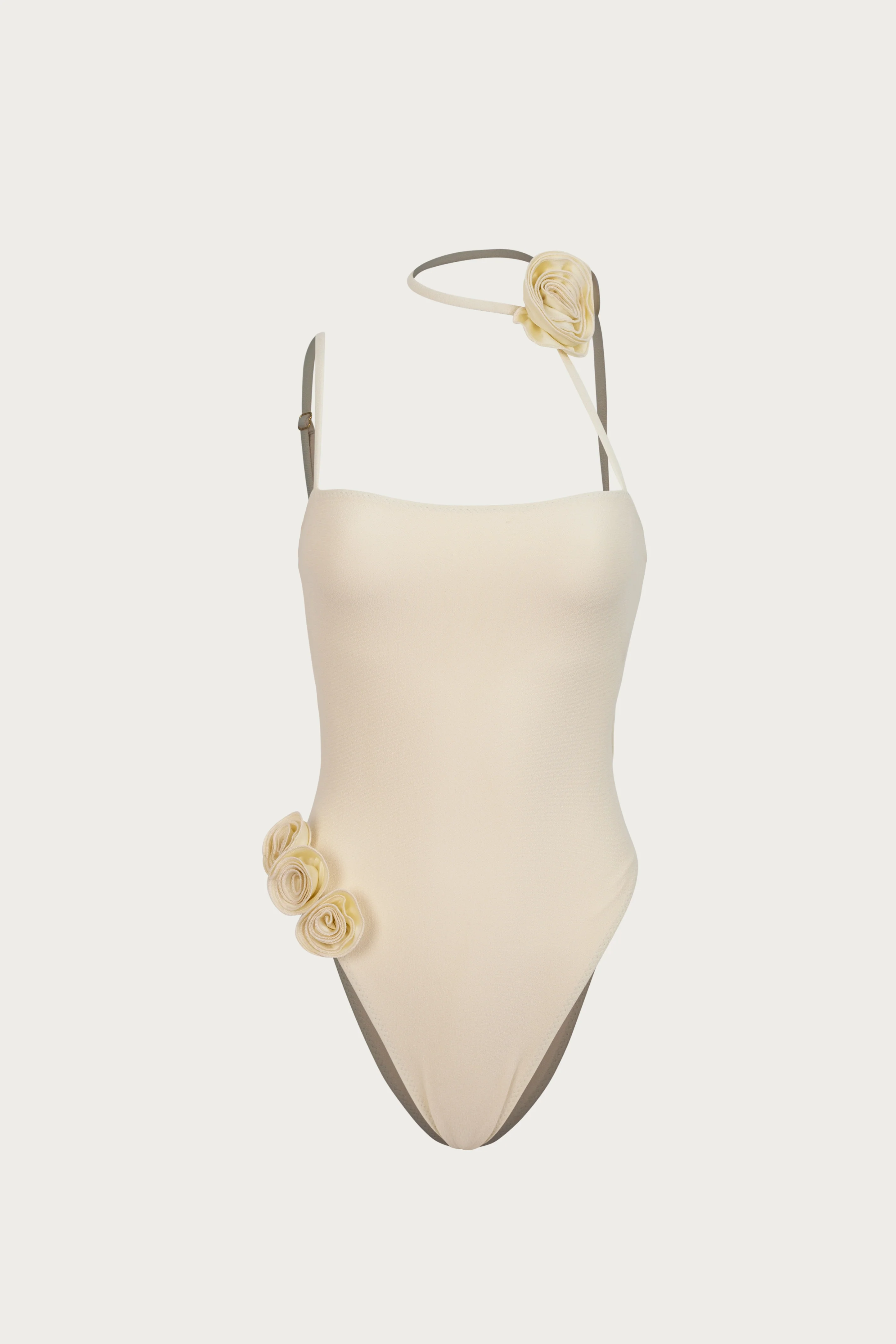 2679-rosette-choker-one-piece-faux-suede-cream-cream-1.webp Rosette Choker One Piece (Faux Suede Cream/Cream)
