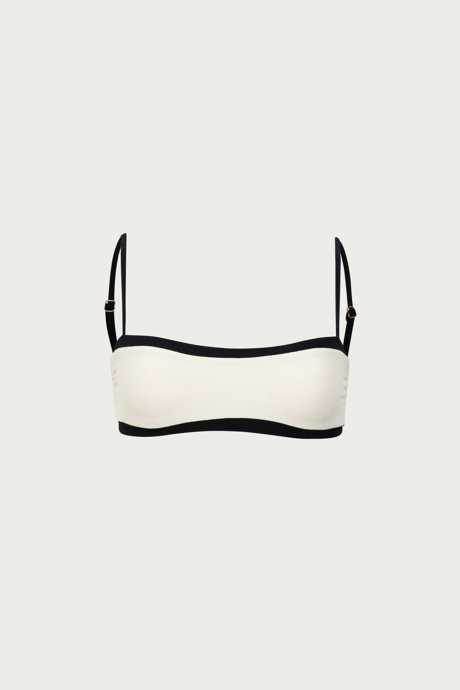 3204-bandeau-top-faux-suede-cream-black-1.webp Bandeau Top (Faux Suede Cream/Black)