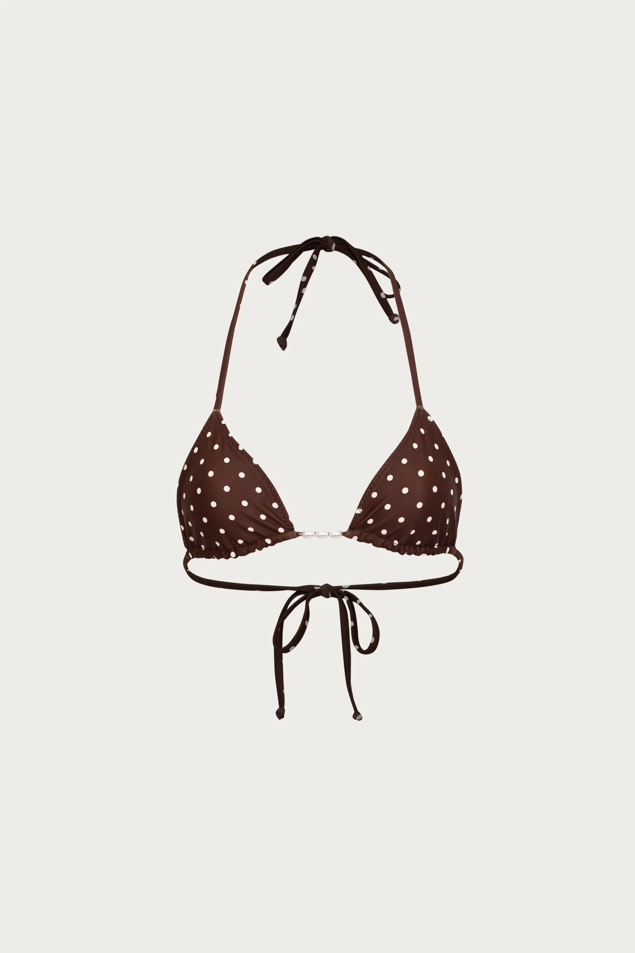 3267-beaded-triangle-top-brown-cream-polka-dot-1.webp Beaded Triangle Top (Brown Cream Polka Dot)