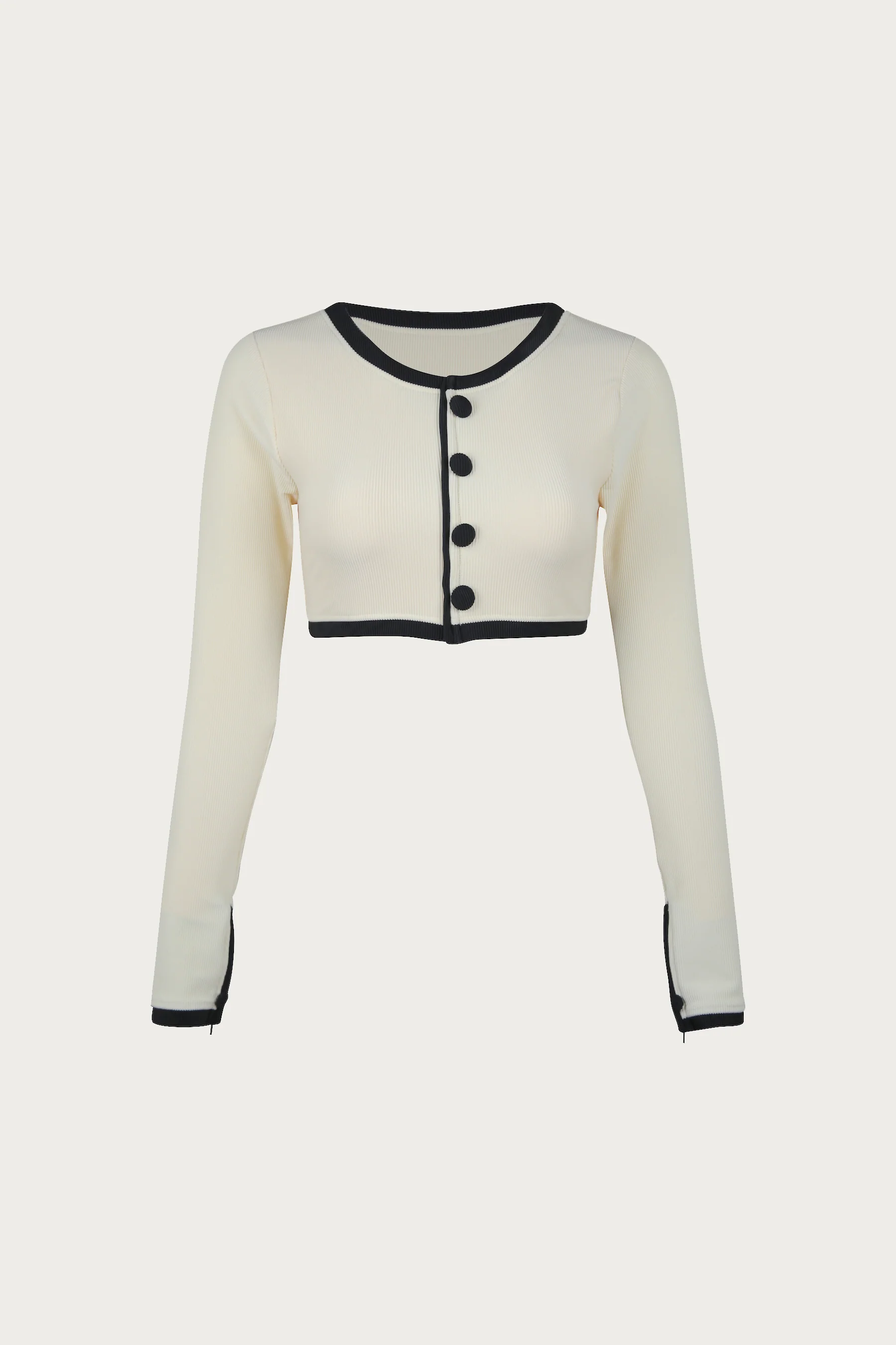 3641-the-grace-rashguard-ribbed-cream-black-1.webp The Grace Rashguard (Ribbed Cream/Black)