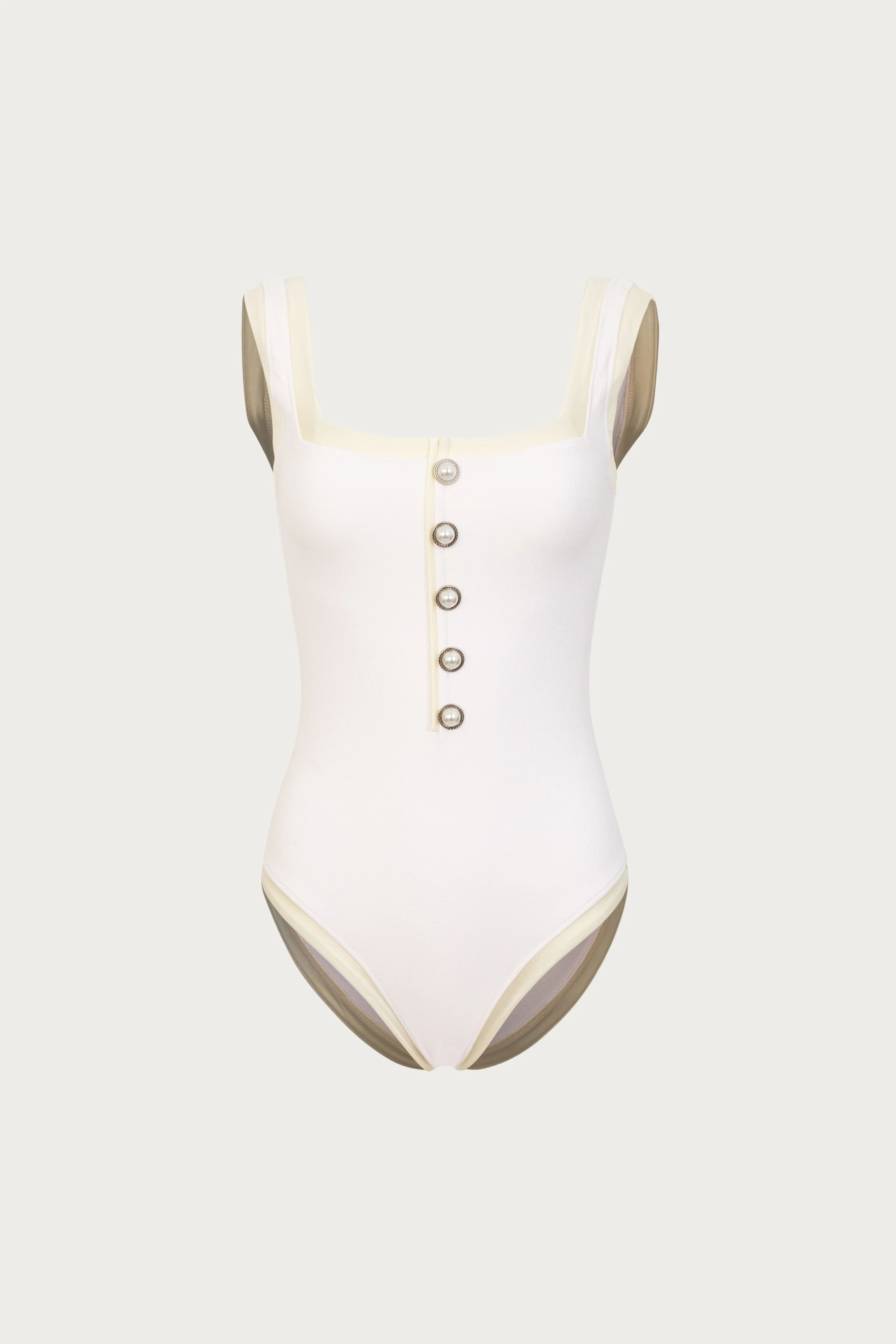 3646-the-grace-tank-one-piece-faux-suede-white-cream-1.webp The Grace Tank One Piece (Faux Suede White/Cream)