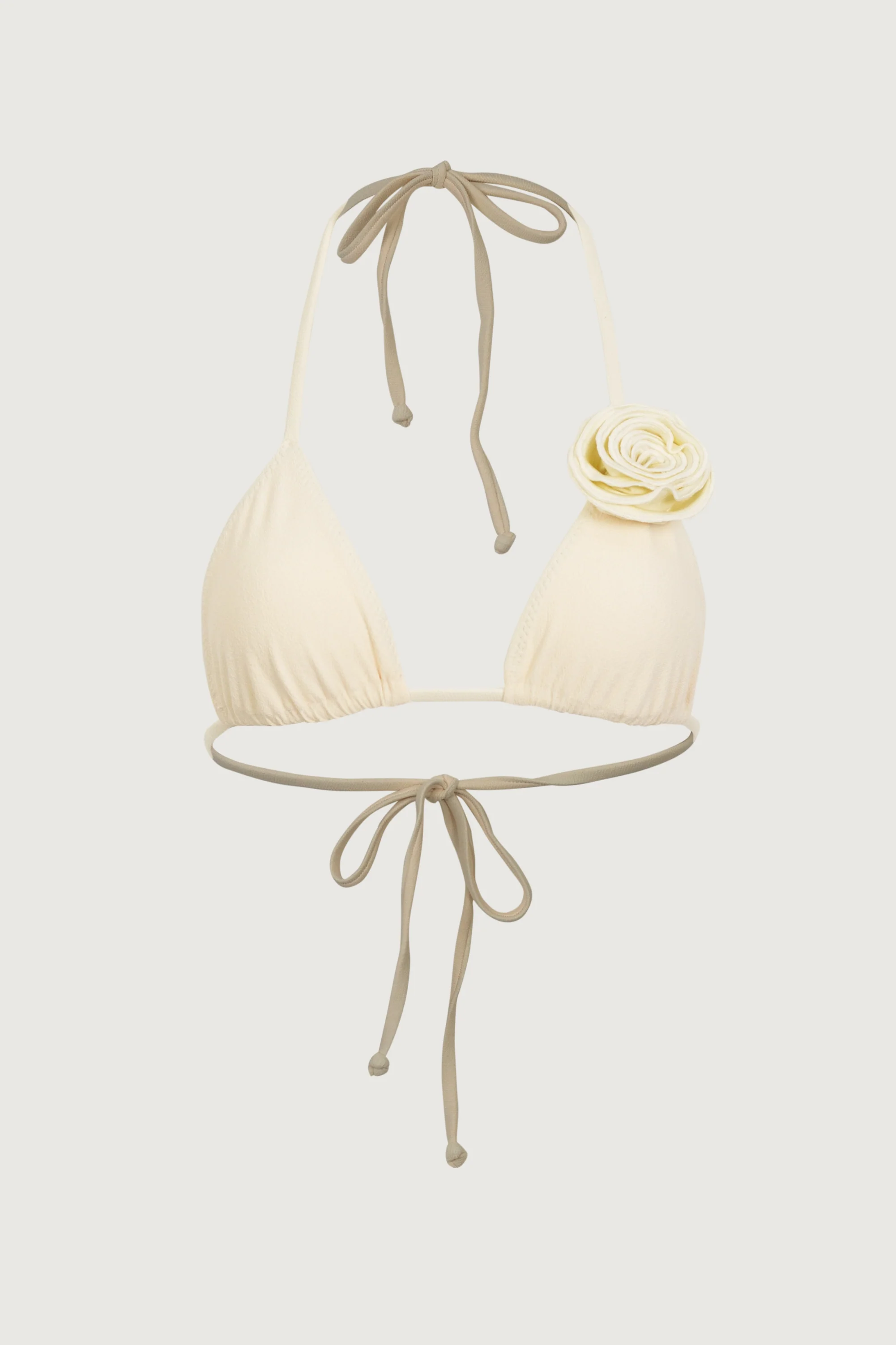 3745-rosette-triangle-top-faux-suede-cream-cream-1.webp Rosette Triangle Top (Faux Suede Cream/Cream)