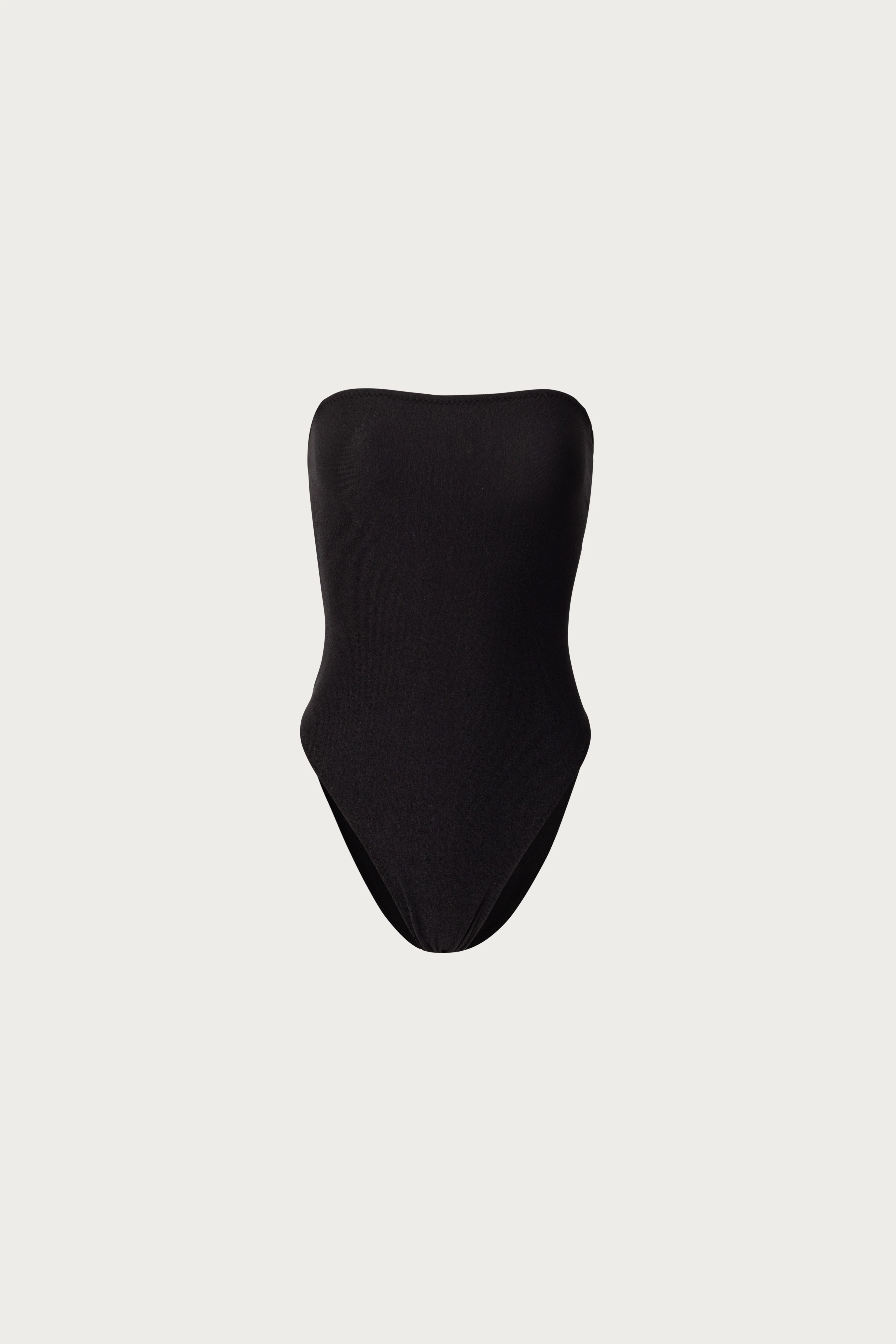 515-strapless-one-piece-faux-suede-black-1.webp Strapless One Piece (Faux Suede Black)