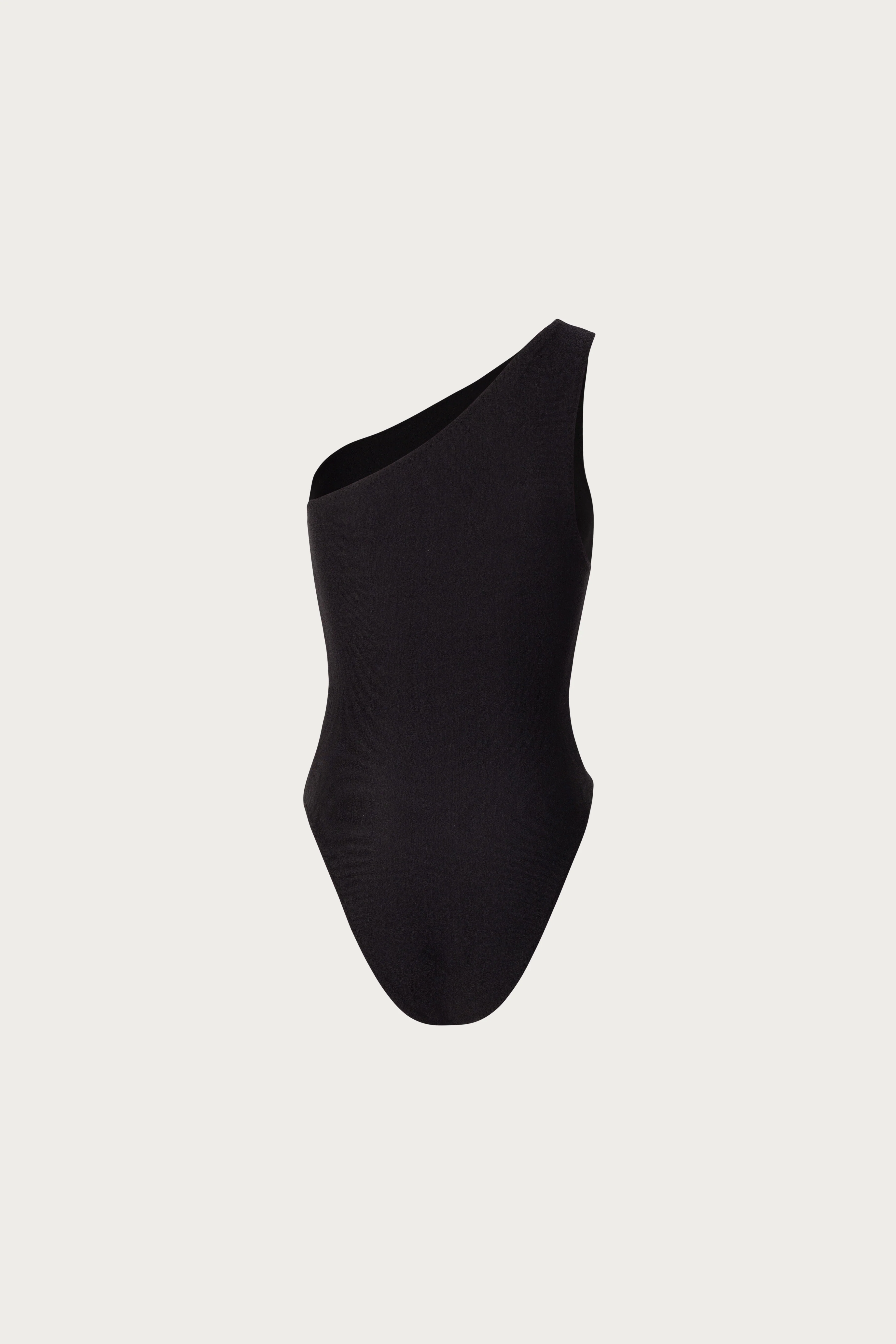 816-one-shoulder-one-piece-faux-suede-black-6.webp One Shoulder One Piece (Faux Suede Black)
