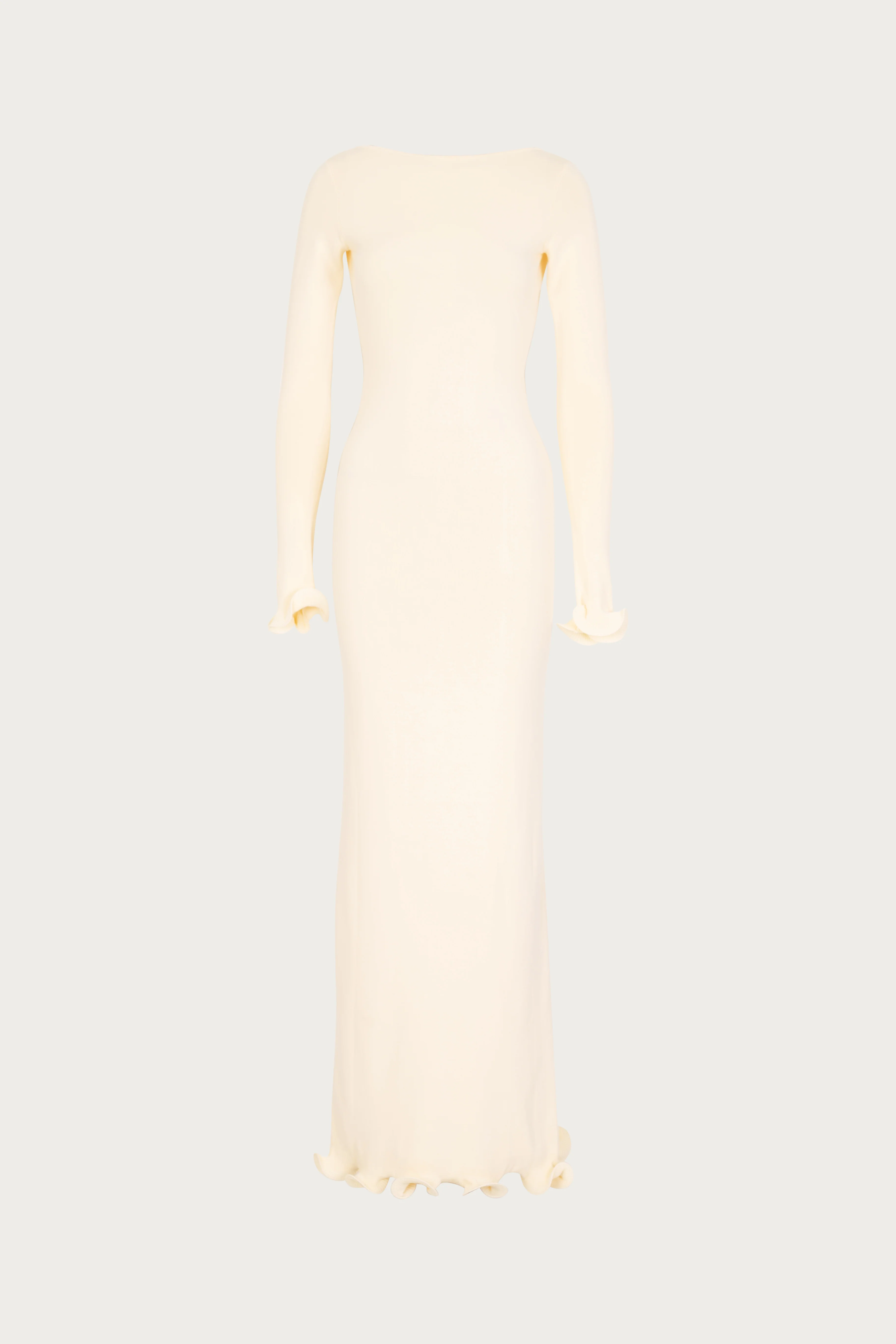 827-ruffle-hem-maxi-dress-cream-1.webp Ruffle Hem Maxi Dress (Cream)